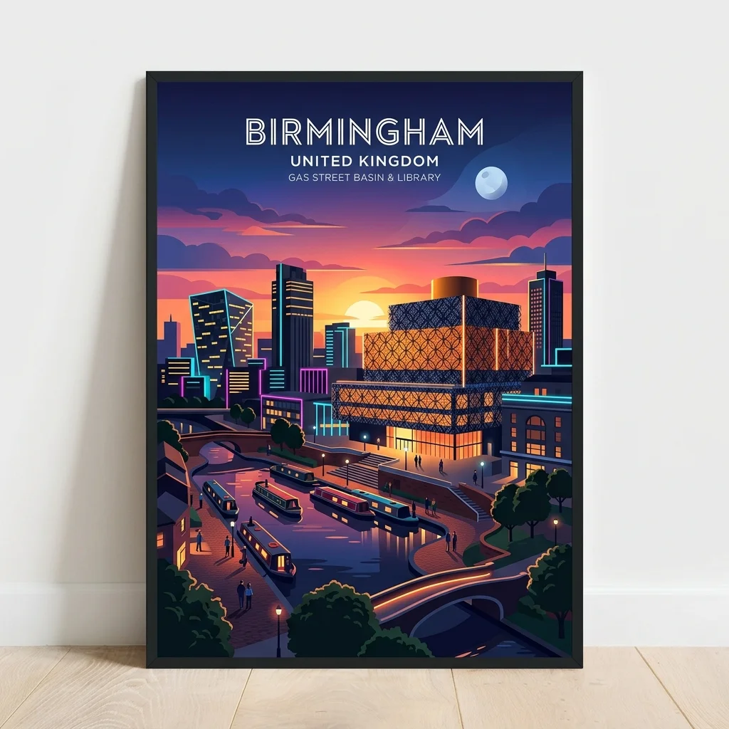 Birmingham skyline showing the diverse architecture of the UK's second city