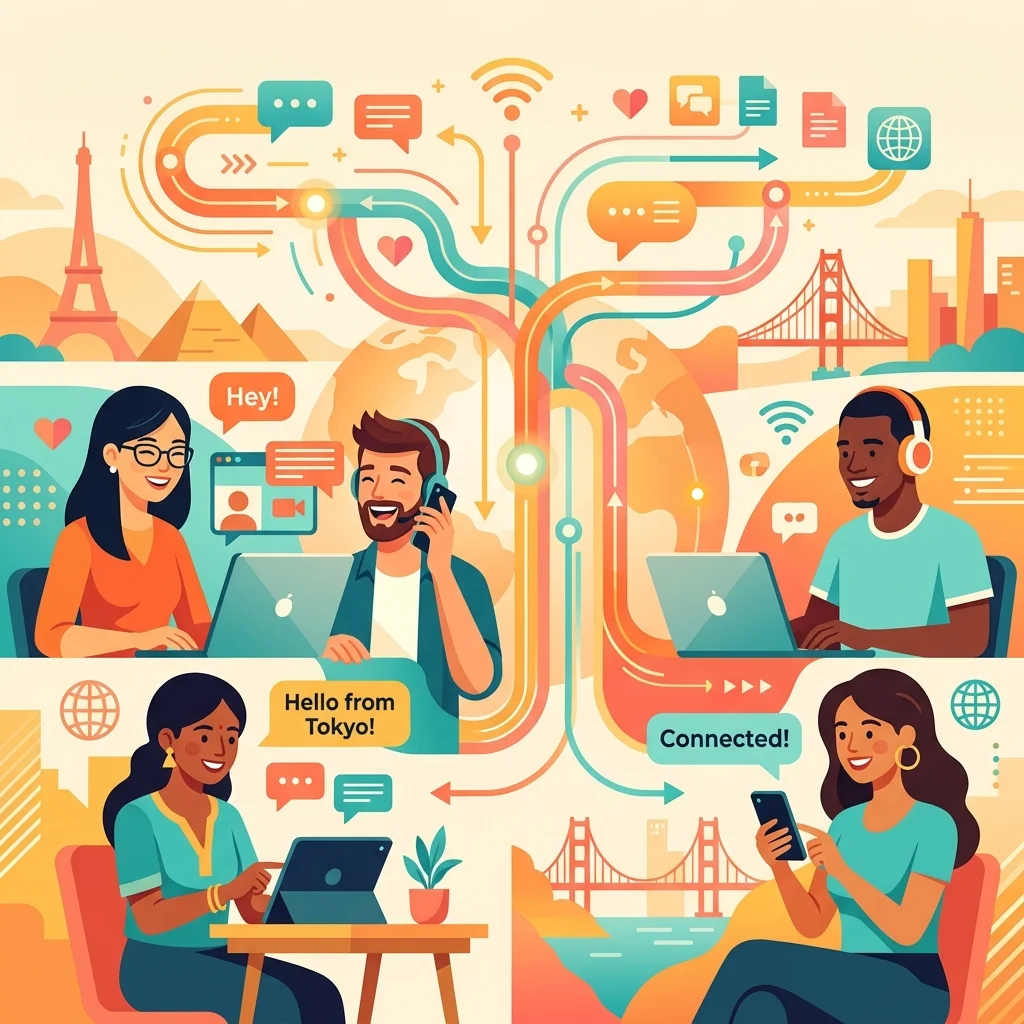 People from diverse backgrounds connecting through Birmingham chat rooms